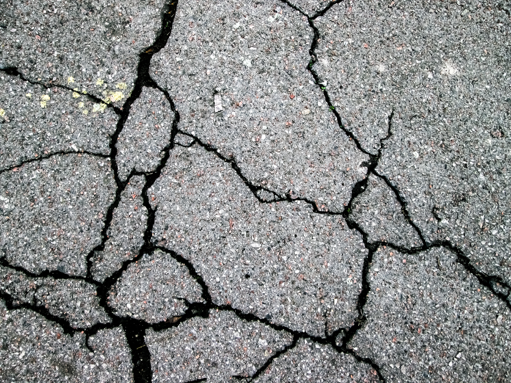 Asphalt crack repair in Jacksonville, Florida